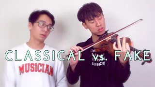 Classical vs Fake Violin