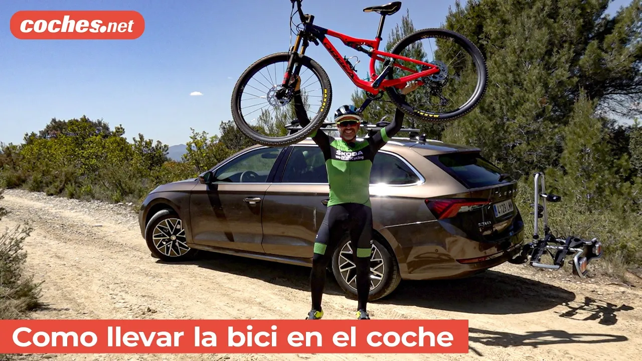 Cómo llevar la bici en el coche / portabicicletas | Test / Review en español | coches.net