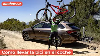 Cómo llevar la bici en el coche / portabicicletas | Test / Review en español | coches.net