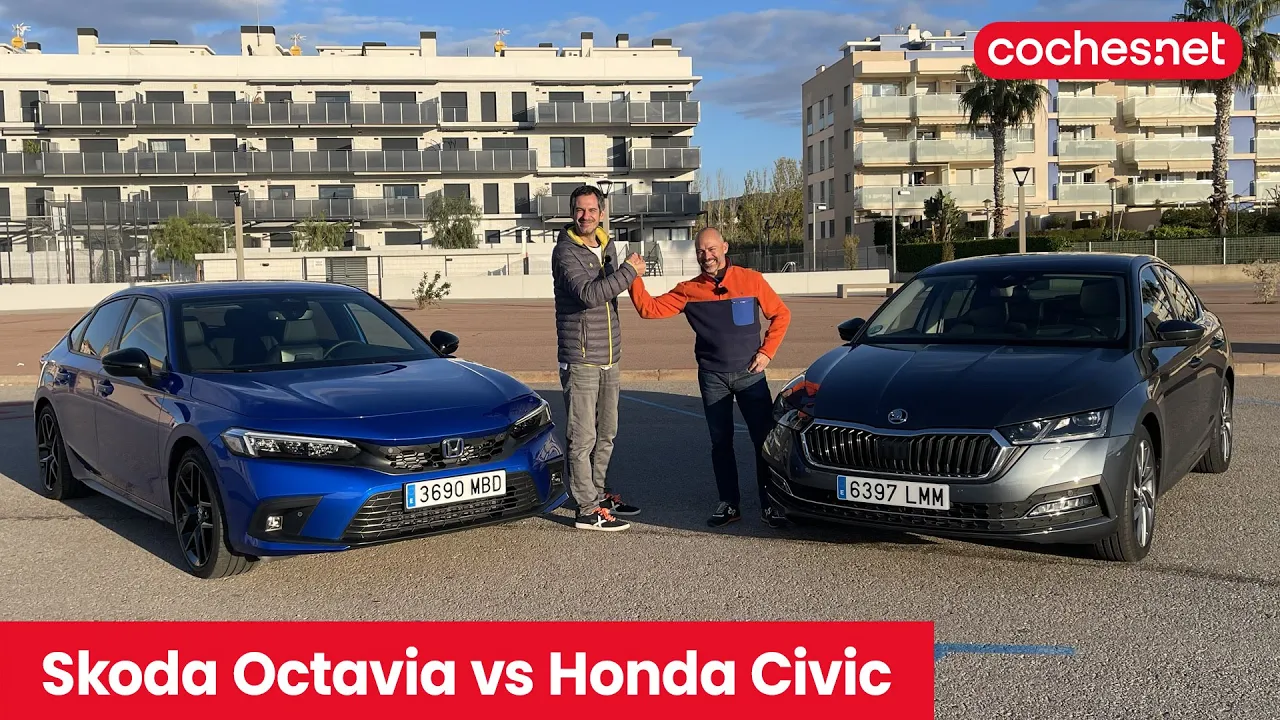 Skoda Octavia vs. Honda Civic | Comparativa / Test / Review en español | coches.net