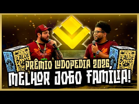 Balde de Caranguejo - Melhor jogo família de 2026 - Prêmio Ludopedia no Diversão Offline 2026