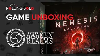 Nemesis Lockdown + Stretch Goals & Add-ons | Game Unboxing