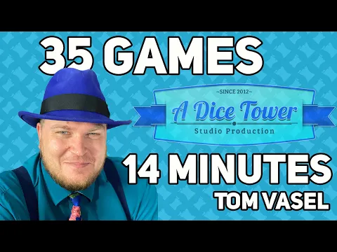 35 Games in 14 Minutes - with Tom Vasel