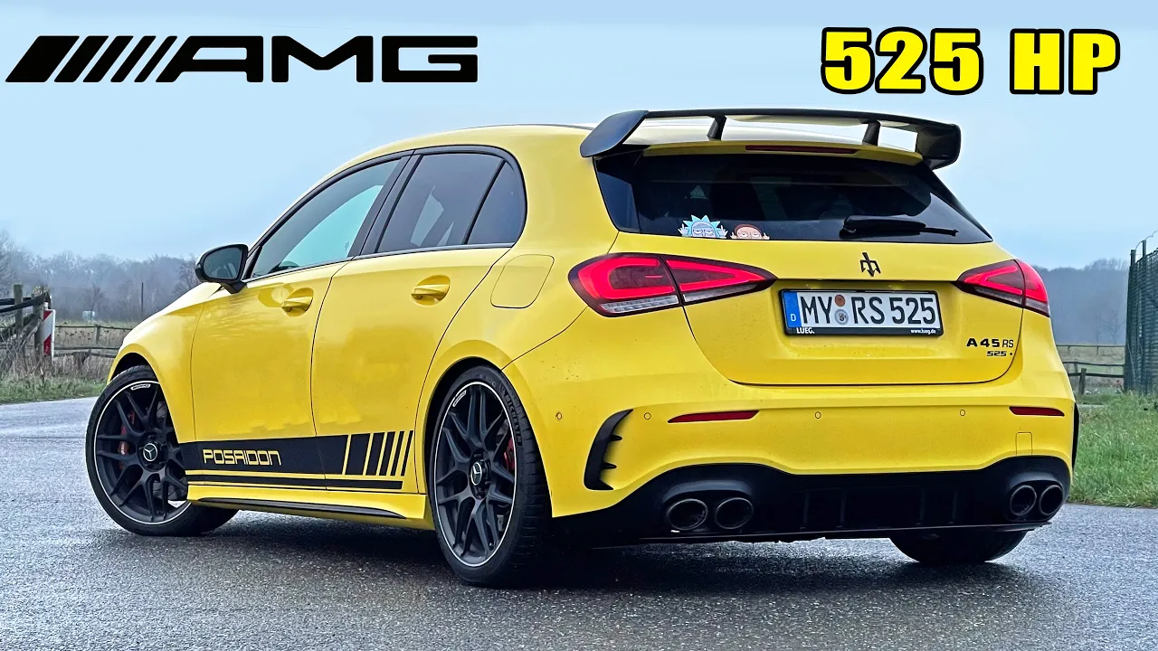 Mercedes-AMG A45 RS 525HP Posaidon | REVIEW on AUTOBAHN [NO SPEED LIMIT]