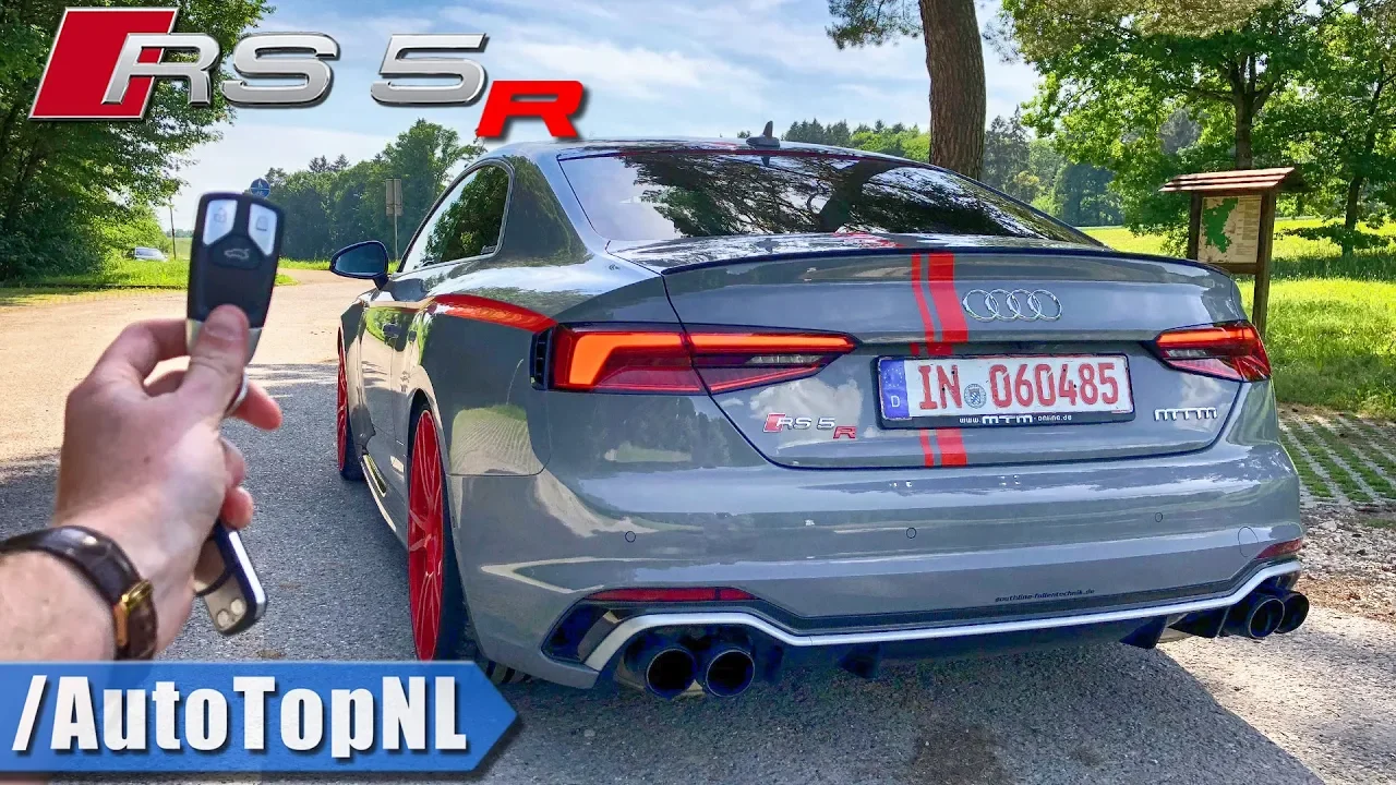 Audi RS5 R MTM 308km/h!! REVIEW POV on AUTOBAHN & ROAD by AutoTopNL