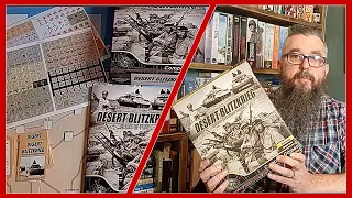 Desert Blitzkrieg - North Africa Campaign Wargame - Compass Games - Unboxing and impressions