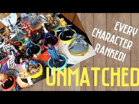 Ranking ALL of the 30 currently available Unmatched Board Game Characters!