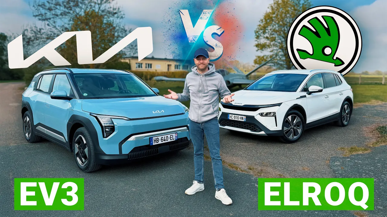 Kia EV3 vs Skoda Elroq : un match de SUV électriques très serré !