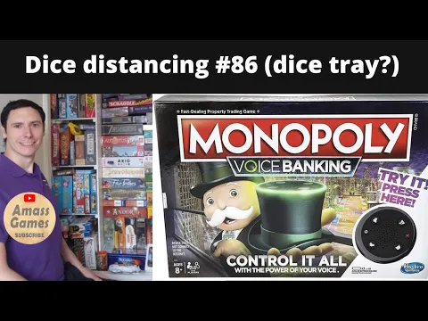 Dice Distancing 86 Monopoly Voice Banking how far do dice roll do you need a dice tray? AmassGames