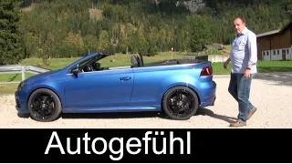 2015 VW Golf R Cabriolet review test drive Volkswagen Golf R convertible - Autogefühl