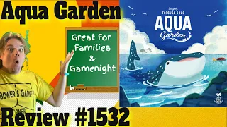 Aqua Garden Review. Fill Your Aquarium with Family or Game night