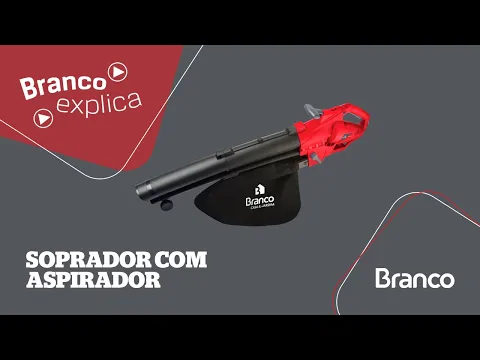 Soprador Aspirador de Folhas a Gasolina BSA-470 Branco