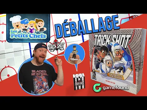 Le jeu de Hockey Trick Shot Second Edition Déballage (Unboxing) | Les Petits Chefs