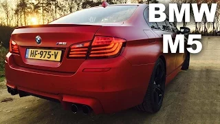 2016 BMW M5 F10 Competition Package 575 HP Review | Matte Red Menace (English Subtitles)