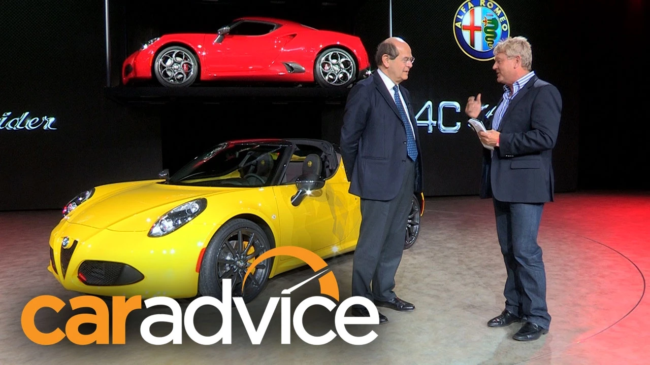 Alfa Romeo 4C Design Interview : NAIAS Detroit Motor Show 2015