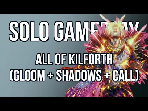 All of Kilforth (Gloom + Shadows + Call) Solo Gameplay - Bored Online? Board Offline!