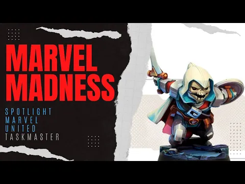 Marvel Monday!!! Spotlight Marvel United: Taskmaster!!! Cmon Games