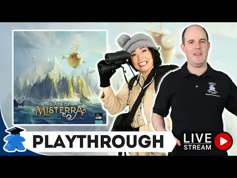 Maps of Misterra - Live Playthrough Board Game and Giveaway