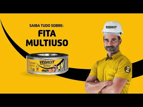 Fita Asfáltica Autoadesiva Alumínio 45cmx10m Multiuso Vedacit