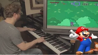 Super Mario World on Piano with Sounds Effects