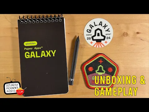 Unboxing & Mission 1 Live Play | Paper Apps™ GALAXY | gladden design | RPG | Space Exploration Game