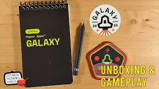 Unboxing & Mission 1 Live Play | Paper Apps™ GALAXY | gladden design | RPG | Space Exploration Game