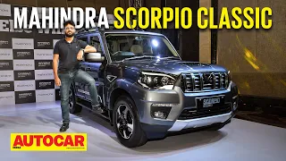 2022 Mahindra Scorpio Classic walkaround - The OG Big Daddy | First Look | Autocar India