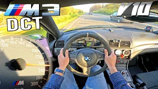 BMW M3 E46 is BACK with a V10 & DCT GEARBOX! // AUTOBAHN & SOUND