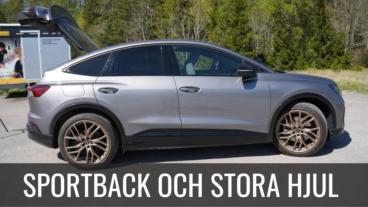 Audi Q4 e-tron 50 Sportback (puh) - Räckviddstest i +20 | Elbilsmagasinet