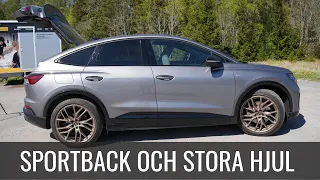 Audi Q4 e-tron 50 Sportback (puh) - Räckviddstest i +20 | Elbilsmagasinet