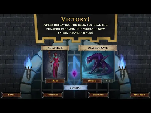 One Deck Dungeon Speedrun: Mage vs Dragon