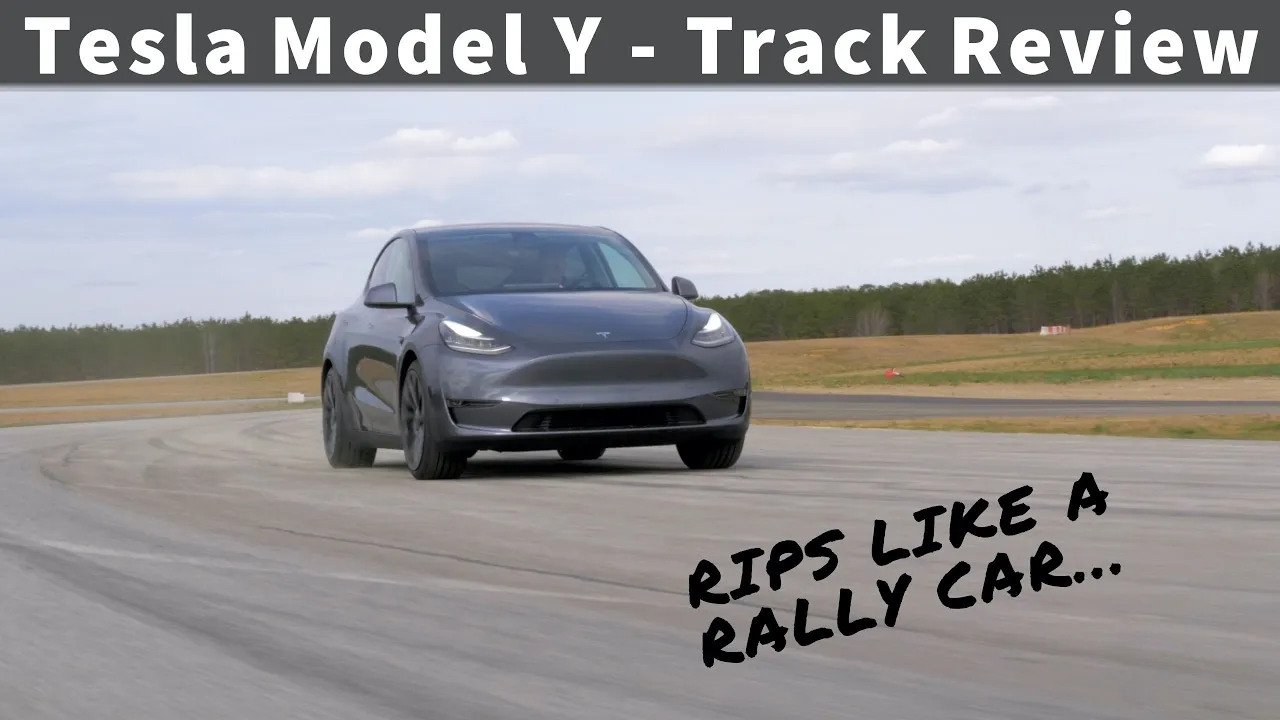 Will it drift? Tesla Model Y Performance Track Review