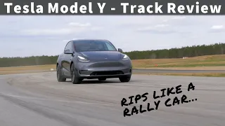 Will it drift? Tesla Model Y Performance Track Review