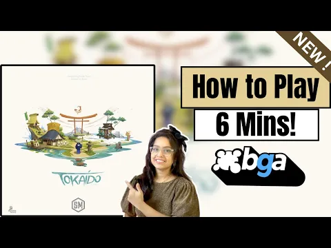 Tokaido - How to Play in 6 Mins | Board Game Arena!