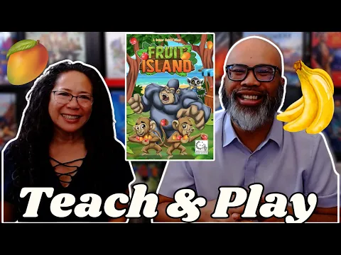 Collect fruit and avoid the gorilla in this new game by Reiner Knizia! | Fruit Island Teach & Play