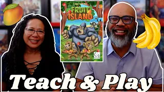 Collect fruit and avoid the gorilla in this new game by Reiner Knizia! | Fruit Island Teach & Play