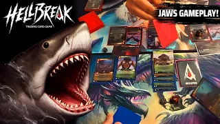 NEW HORROR TRADING CARD GAME - Hellbreak TCG: Jaws Gameplay (Demo Deck)