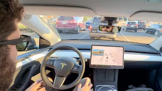 Blown Away! Driving And Parking Itself! Tesla Full Self Driving 13.2.2.1 Stress Test in 2025 Model Y