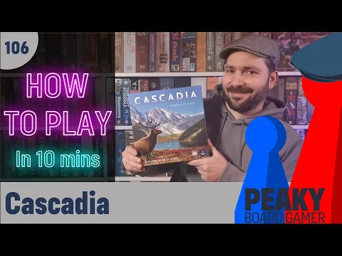 How to play Cascadia board game - Full teach - Peaky Boardgamer