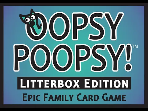 Oopsy Poopsy, Litterbox Edition! Card Game w/ Cats! - How to Play!