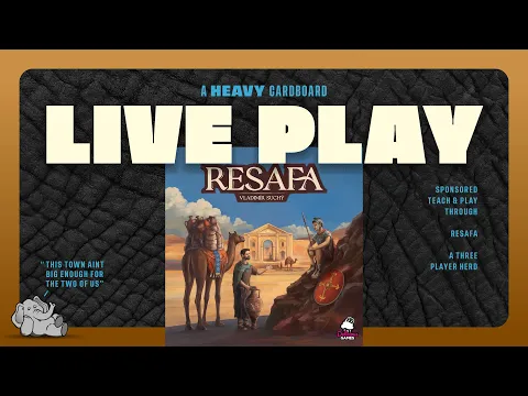 Resafa - 3p Teaching & Play-through by Heavy Cardboard