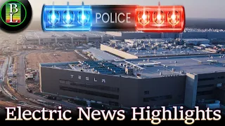 ENH - Police at the Tesla Gigafactory Berlin