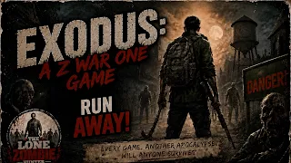 Exodus: A Z War One Game | Mission 1 Solo Playthrough Part 3 + My Thoughts On It.