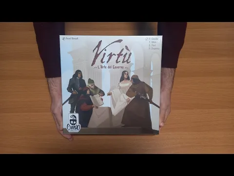 Unboxing di Virtù - gioco da tavolo