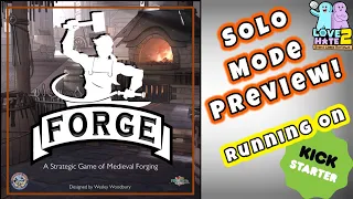 Preview of Solo Mode For Forge #boardgames From @hammerdoggames& FunDaMental Games | Love 2 Hate
