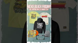 Get your holiday shopping started and enter code NICKELBLACK FRIDAY at checkout for free shipping🤘