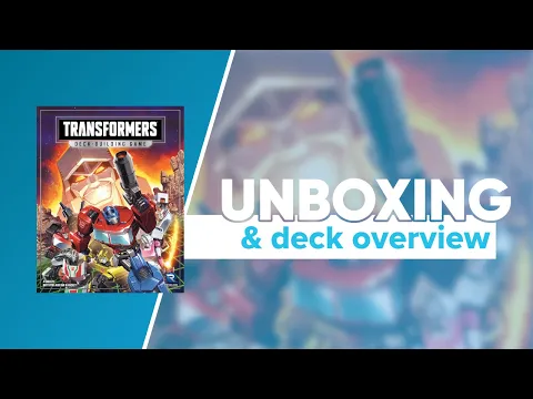 Transformers Deck Building Game Unboxing and Deck Overview | @PlayRenegade