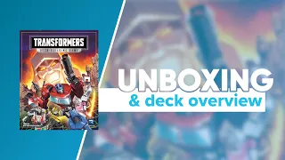 Transformers Deck Building Game Unboxing and Deck Overview | @PlayRenegade