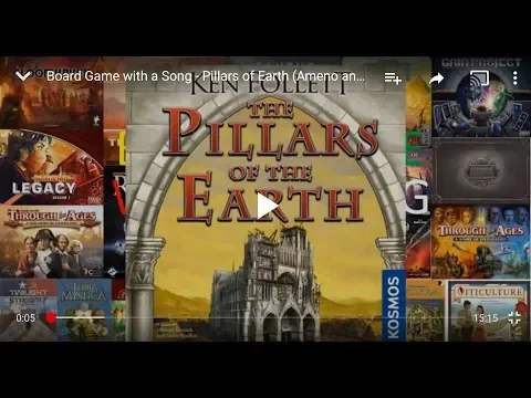 Board Game with a Song - Pillars of Earth (Ameno and Mass by Era, Sadness by Enigma)