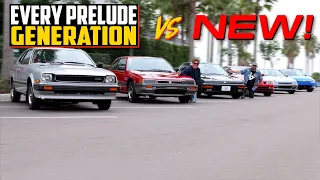 We Get Behind The Wheel of Every Generation Of Prelude Including The New 2026 Honda Prelude!